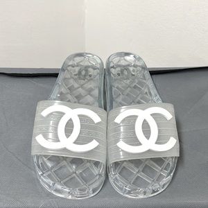 Women’s Designer Inspired Clear Slide
